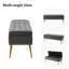 Banc de rangement rembourré en velours Kajana-1706549179