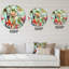 Fleurs tropicales VIntage II - Horloge murale tropicale-60280251-93602285