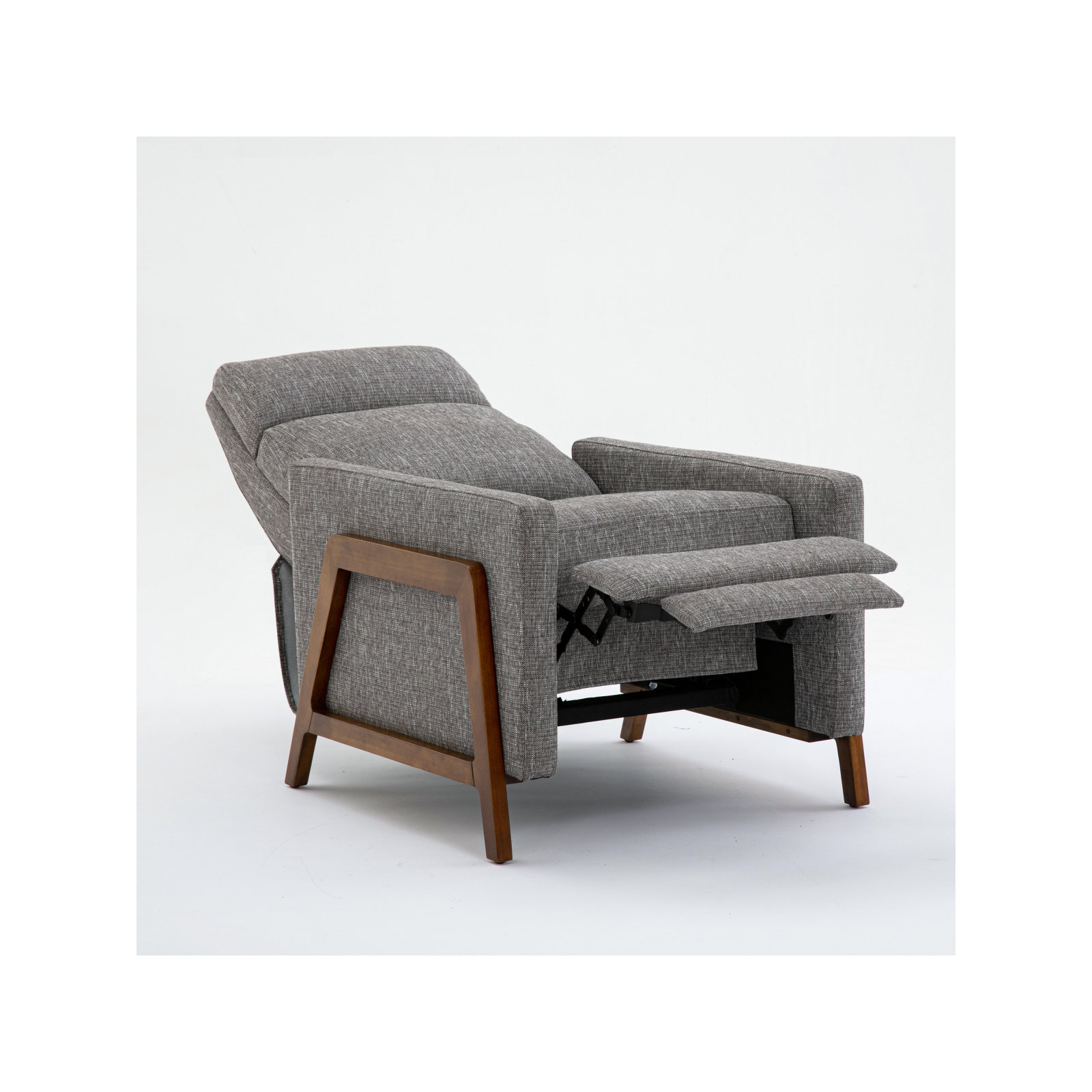 Bosse Upholstered Recliner, Ashen Grey
