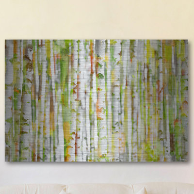 «Into The Trees» par Parvez Taj, reproduction d'art sur aluminium brossé