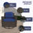 2-Piece Swivel Chair Set with Cushions & Glass Coffee Table – Iron Frame, Weather-Resistant Rattan.-1114297979