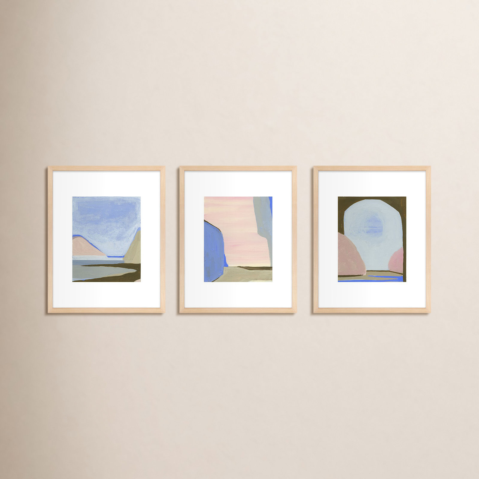 Morning Sky by Andrea Stokes, Brown Framed, 30" H x 24" W