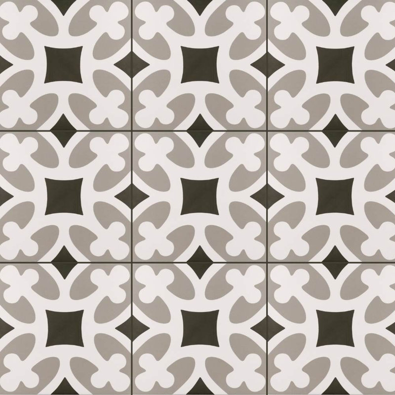 Carreau de porcelaine pour plancher et mur à motif 8 po x 8 po Seville Art, Venecia