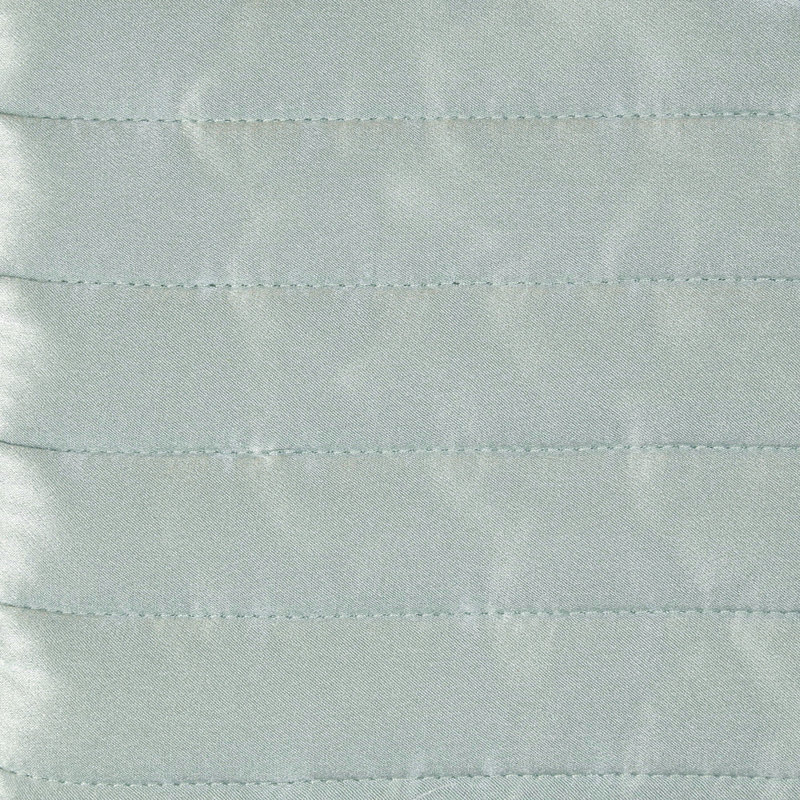 Quilted Silk Channel Sham , Frost, 20"H x 36"W 