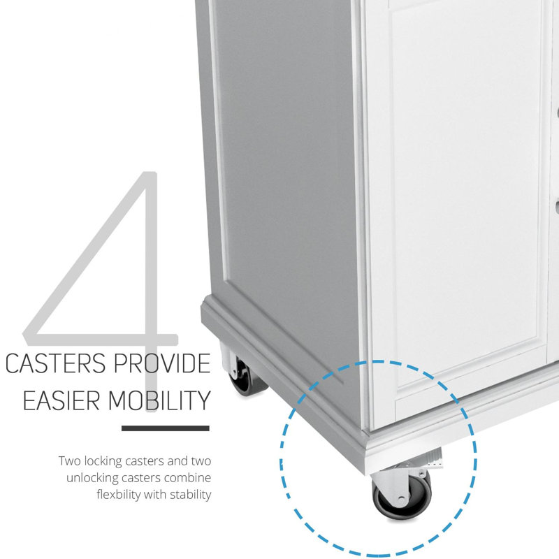 Chariot de cuisine en acier inoxydable Beaverville