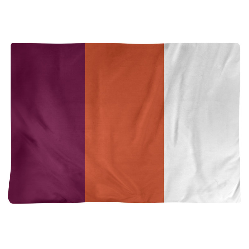 Récapitulatif de 18 po Virginia Turkey, Marron / orange, Polyester sergé