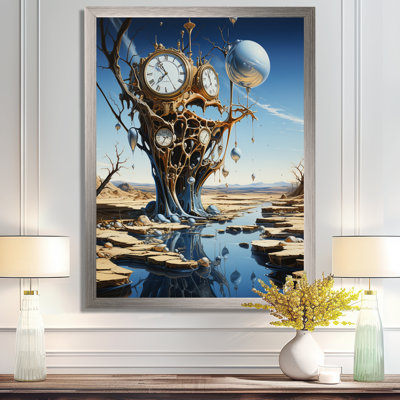 Chef-d'œuvre de la persistance de la mémoire, surréalisme IV - décoration murale abstraite