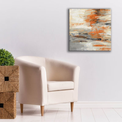 «Golden Dust C Orange» par Silvia Vassileva, art mural sur toile