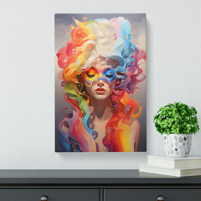 Rainbow Contemporary - Wrapped Canvas