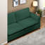 Causeuse moderne compacte en similicuir confortable pour la maison