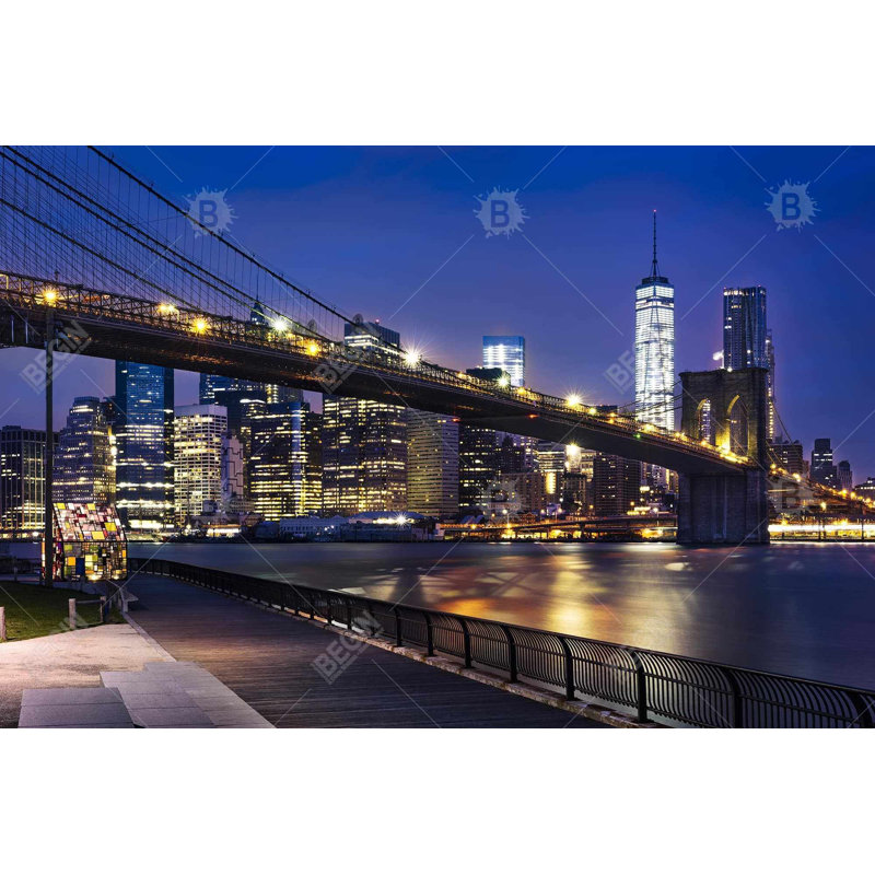 «City At Night» sur toile