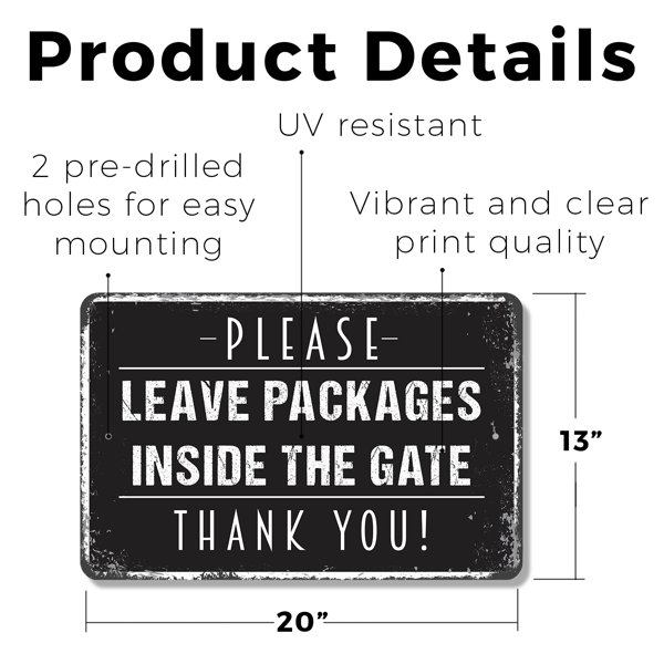 Dimensions du produit