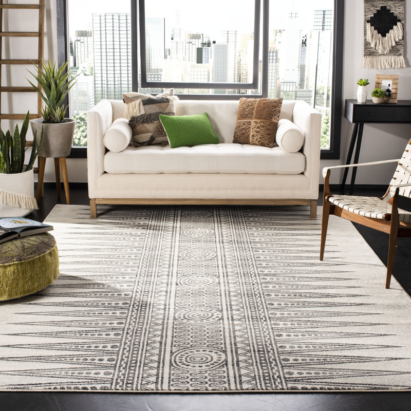 Evoke Performance Abstract Rug, Rectangle 5'3" x 7'6"