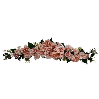 48" Niantic Peony Rose Hydrangea Swag