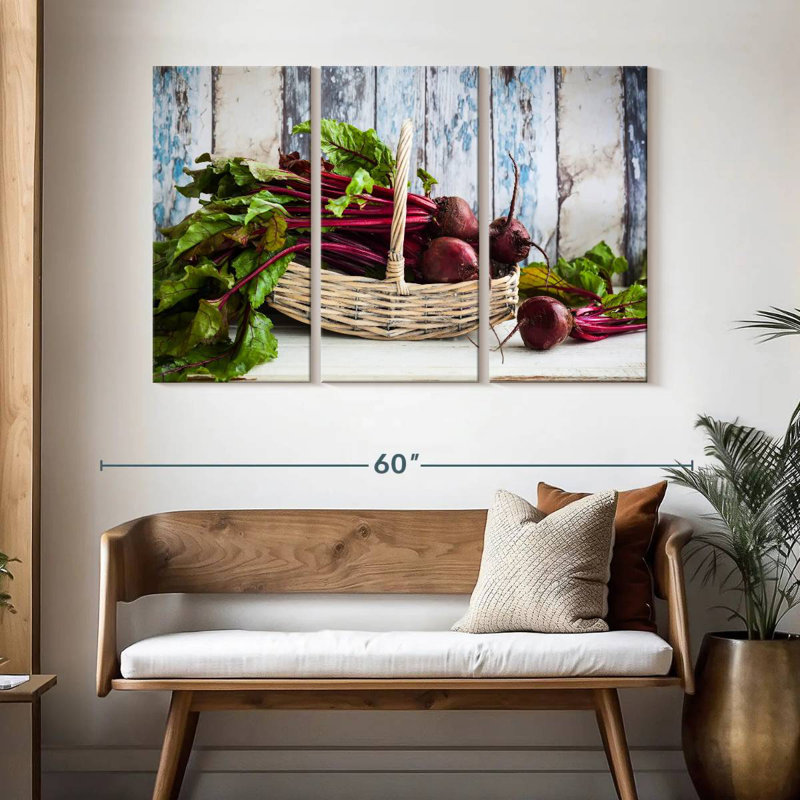 Yarlin Beetroot, 32" H x 50" W