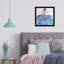 Bleu et festif - Peinture sur papier-72478868-72478867