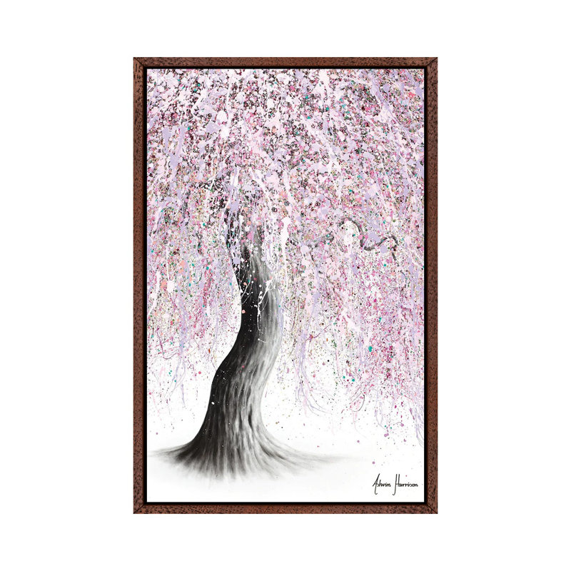 June Jive Tree by Ashvin Harrison - Print on Canvas, Classic Brown Wood Framed, 66.04 cm H x 45.72 cm W