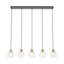 Luminaire suspendu pour cuisine 5 lumières