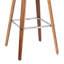 Tyler Mid-Century Swivel Counter Height Barstool in Brown Faux Leather with Walnut-1018992606
