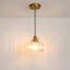 Luminaire suspendu cylindrique en verre 1 lumière