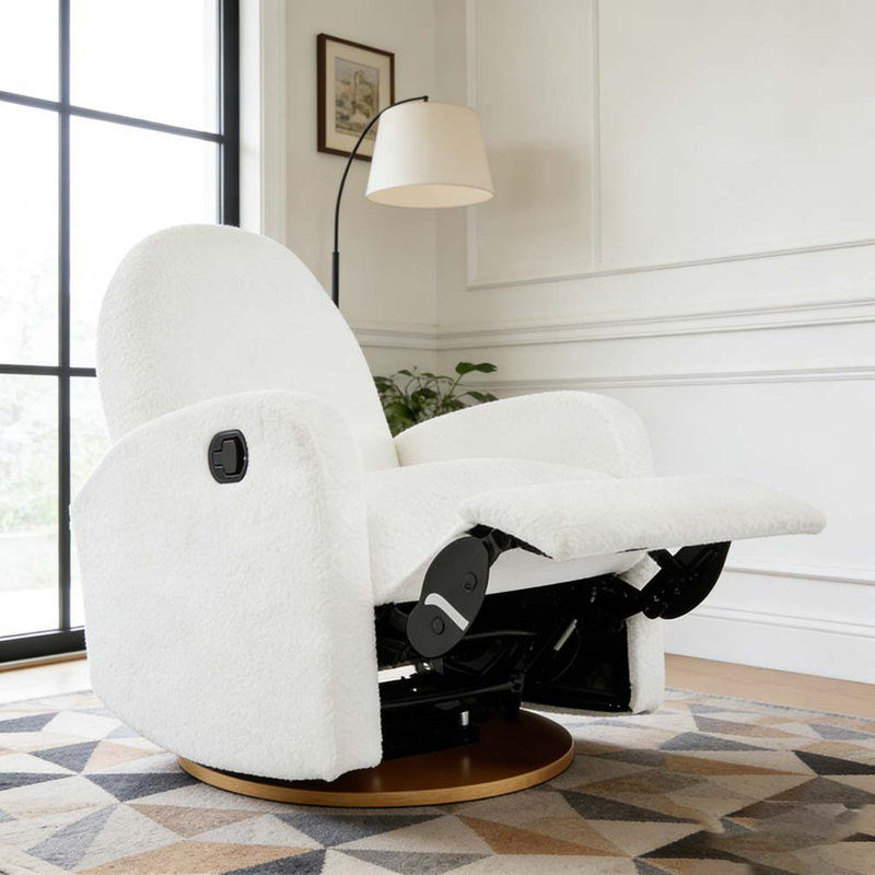 Fauteuil inclinable et pivotant 360 °, Beige