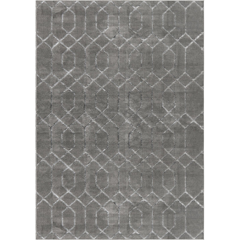 Corando Geometric Indoor Rug, Rectangle 7' x 10'