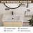 Addisin 36'' Free-standing Single Bathroom Vanity Set with Ceramic Vanity Top-163572009-153841827