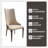 Cedarburg Chee High-Back Dining Chair with Two-Tone Design and Ash Wood Legs No Assembly-1581327987