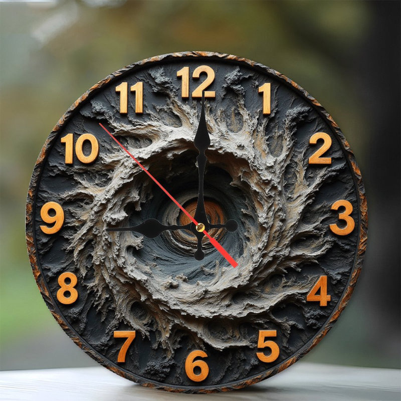 Round Swirl Wall Clock