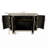 Modern Curved Sideboard Storage Cabinet Wooden Console Table Coffee Bar Cabinet-938277766