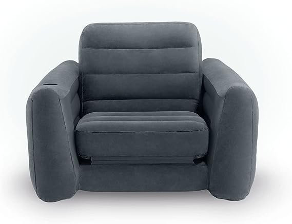 Chaise coulissante: Gris anthracite - 89 po x 46 po x 26 po
