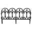 Kit 29.972cm H x 59.944cm W Black Plastic Lawn Edging