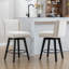Tabourets pivotants rembourrés Degregory-321576651