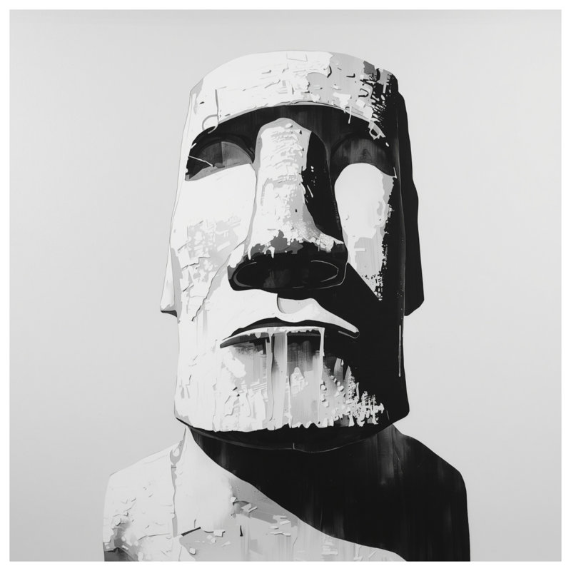 Rideaux Moai à rideaux Moai, 50" x 80" - 1 Panel, Blockout