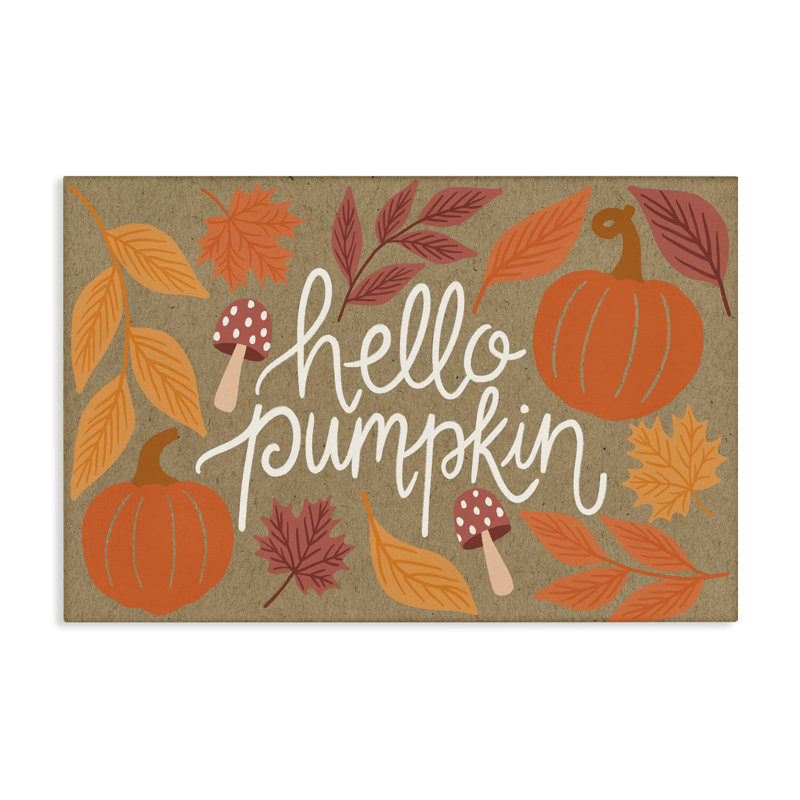  «Rustic Hello Pumpkin» par Taylor Shannon Designs, H 20 po x l 30 po