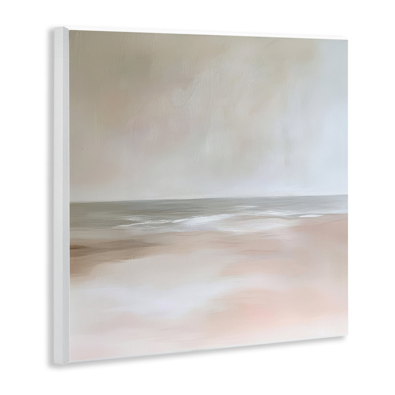 Muted Landscape Soft Coast Wall Plaque, design by Petal Prints Design