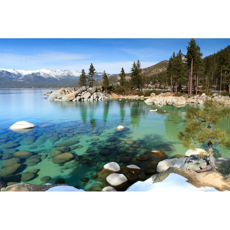 «Lake Tahoe» par Mariuszblach - photographie sur toile tendue, L 48 po x H 32 po