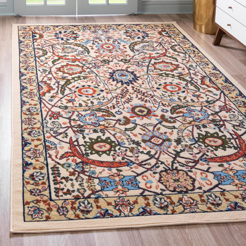 Riker Floral Indoor Rug, Rectangle 8' x 10'
