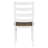 Rustic Style 6-Piece Dining Room Table Set With 4 Ergonomic Designed Chairs & A Bench (Walnut + Cottage White)