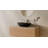 Badeloft 25.5" x 13.7" Stone Resin Vessel Bathroom Sink WB-04-MBLK in Matte Black-138194082