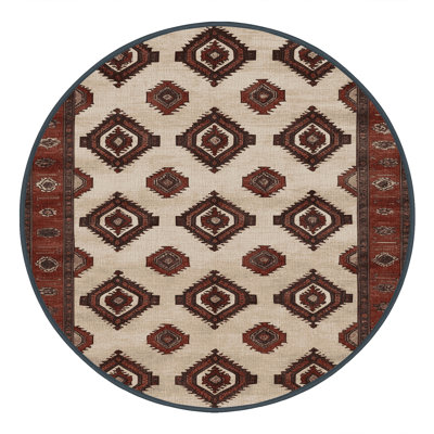 Tapis persan noir lavable à la machine