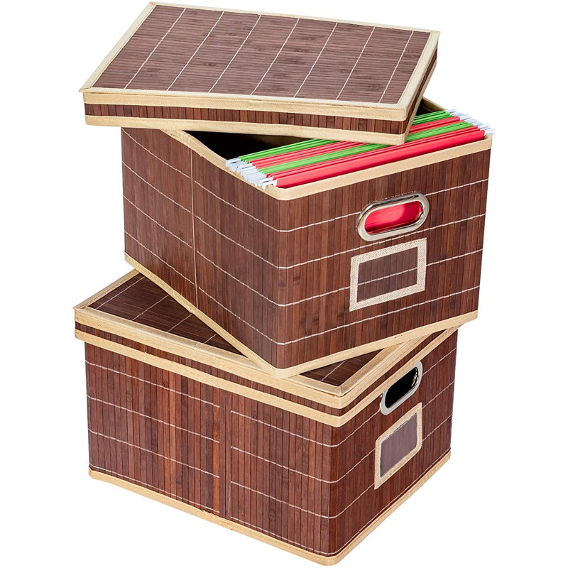 Rebrilliant Plastic Decorative Basket, Brown