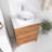 Broschard 23.64 " W Freestanding Standard 1 Single Vanity Bathroom Vanity With Ceramic Top