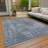 Machine Washable Indoor/Outdoor Claudian ACN1629 Blue-104302305