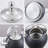 Creative Home 2.5 Quarts Stainless Steel Whistling Stovetop Tea Kettle