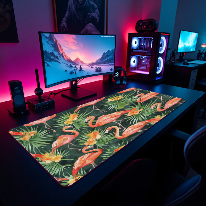 Polyester Desk Pad, 31.5x15.5