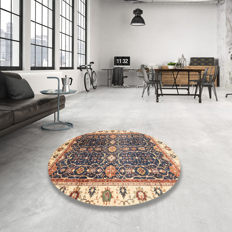 Tapis abstrait moderne 3100, Rond 8 pi