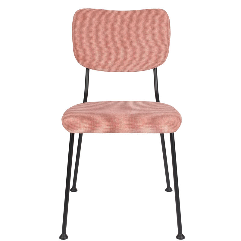Upholstered Dining Chair, Pink