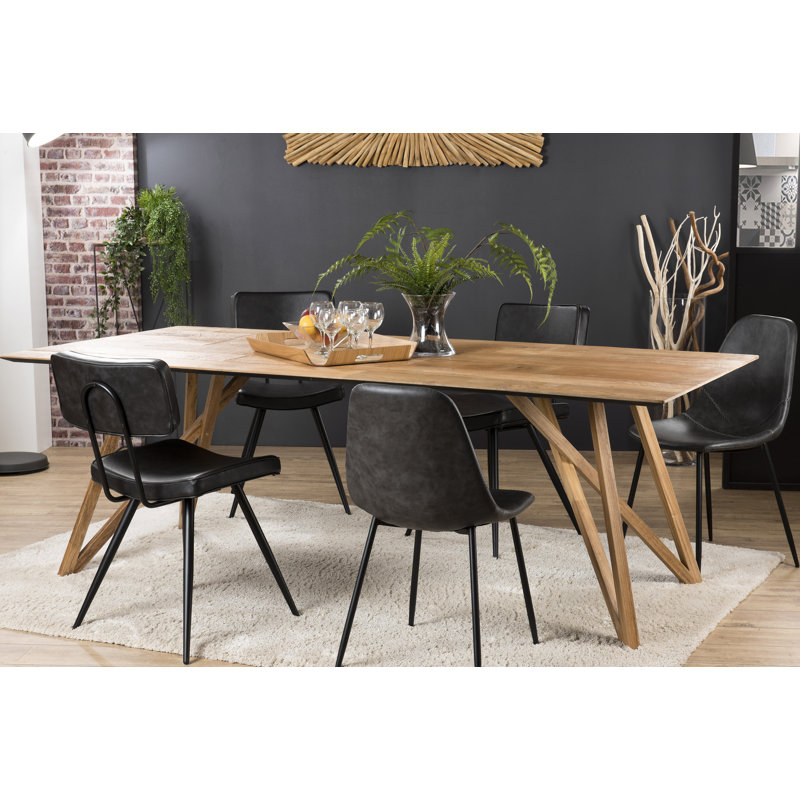 Boykin Teak Solid Wood Dining Table