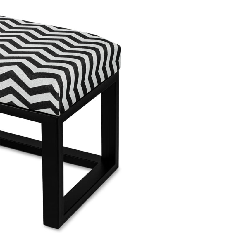 Frometa Velvet Upholstered Bench, 40 x 120 x 35cm